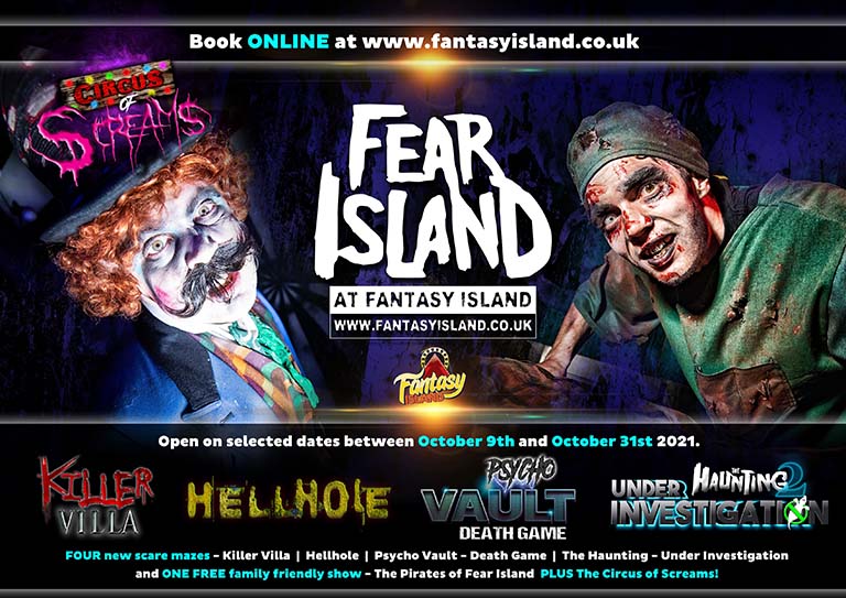 DO YOU DARE VISIT FEAR ISLAND Press Release Fantasy Island